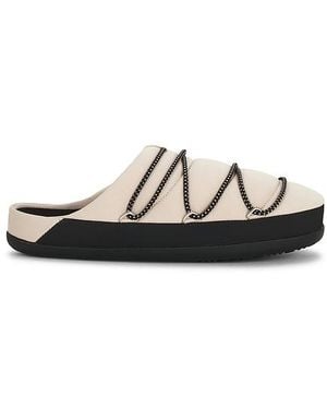 Moon Boot Mb Soft Slipper En Color Crema Talla (También En 42) - Negro