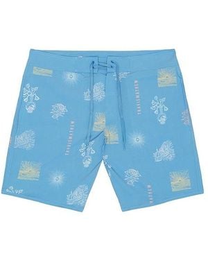Travis Mathew Bernudas Passport En Color Bebe Azul Talla (También En 32, 33, 34)