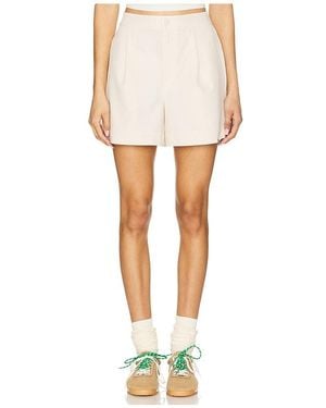 Varley Mariya Easy Pleat Short - White