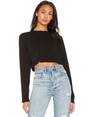 Cotton Citizen Tokyo Crop Shirt - Black