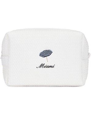 Abode Neceser Tipo “Waffle” Waffle Pouch En Color Blanco Talla - Multicolor