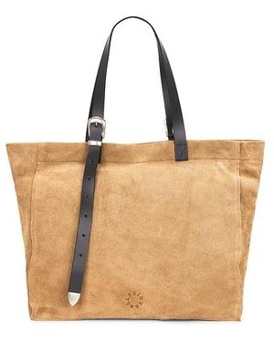 AllSaints Haven Suede Tote - Brown