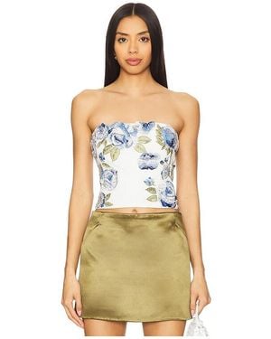 Alice + Olivia Cece クロップトップ - マルチカラー