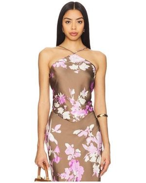 Rococo Sand Halter Neck Top - Multicolor
