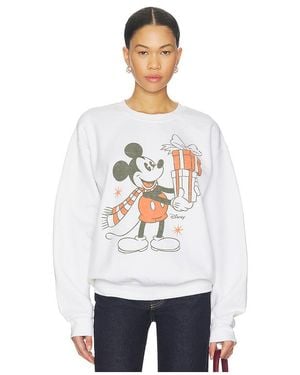 Junk Food Mickey Presents Sweatshirt - White