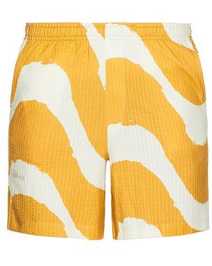 Nikben Wavy Shorts - イエロー