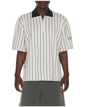 MADFRENZY Knit Polo En Color Gris Talla (También En S, M, Xl/1X)