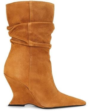 SCHUTZ SHOES Siena Slouch Boot - Brown