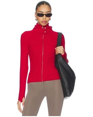 Miaou Lena Zip Up Hoodie - Red