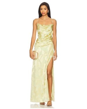 Jonathan Simkhai Jessa Draped Gown - Metallic