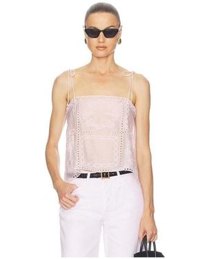 Helsa Handkerchief Camisole En Color Rosado Talla (También En Xs/S) - Blanco