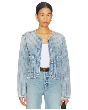 Blank NYC Quilted Jacket - Blue