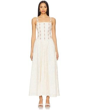 Agua Bendita Emerald Meraki Dress - White