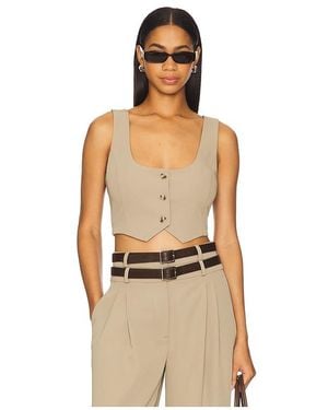 Camila Coelho Jila Vest - Natural