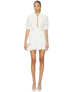 Poupette Livia Short Jumpsuit - White