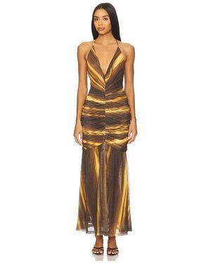 Bardot Aries Mesh Maxi Dress - Multicolour