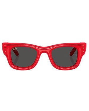 Ray-Ban X A$Ap Rocky Wayfarer Puffer - Red