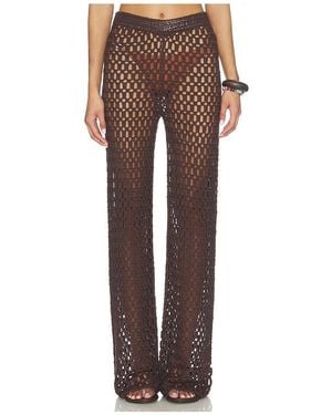 MORE TO COME Rue Pant - Brown
