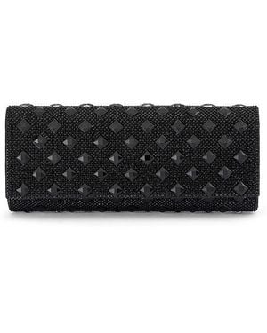OLGA BERG Kira Hotfix Clutch - Black