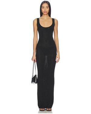 Entire studios Square Neck Dress - Black
