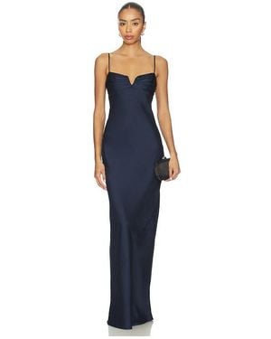 Amanda Uprichard Ira Maxi Dress - Blue