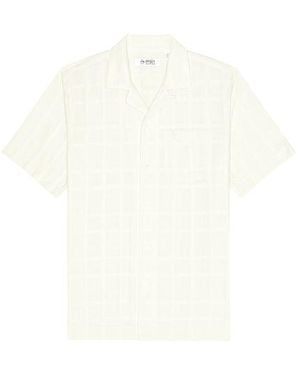 Original Penguin Dobby Check Camp Shirt - White