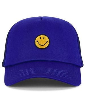 Market Truckermütze Smiley - Blau