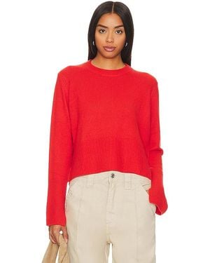 Autumn Cashmere ボクシークルーネック - レッド