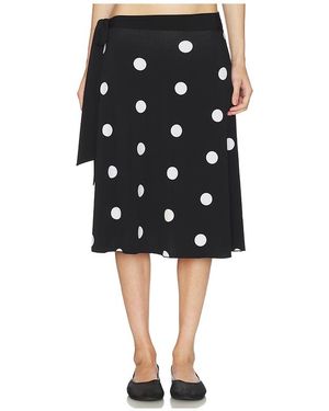 Frankie's Bikinis May Jersey Midi Skirt - Black