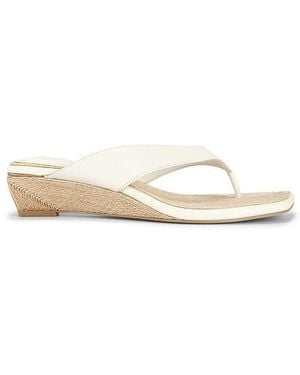 Rag & Bone Jo Thong Wedge Sandal - White