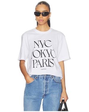 Calvin Klein Shirt Flagship - Weiß