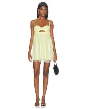 Nii HAI Vestido Bralette Mini En Color Amarillo Talla (También En M, S, Xl, Xs) - Neutro