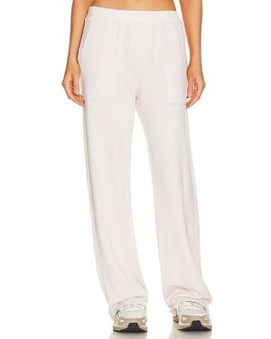 Monrow Fleece Joggers - White