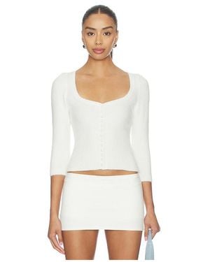 GUIZIO Cardigan Rocie Sweetheart - Weiß