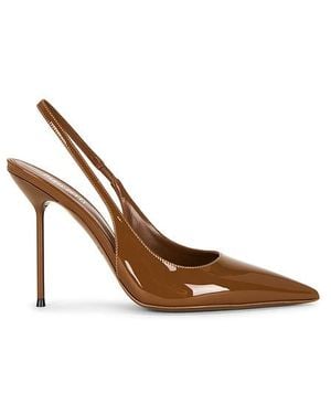 Paris Texas Lidia Slingback Pump - Brown