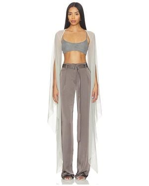 LAPOINTE Mesh Shrug - White