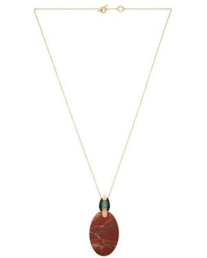 Zimmermann Plume Pendant Necklace - White
