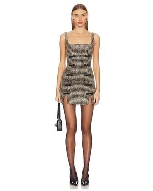 SAU LEE Aidan Tweed Dress - Multicolor