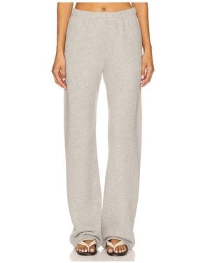 ÉTERNE Straight Leg Sweatpant - White