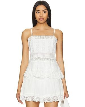 LoveShackFancy Charlieann Top - White