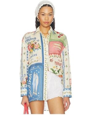 Agua Bendita Anastasia Basket Top - White