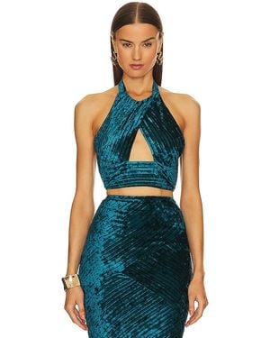 Michael Costello X Revolve Spencer Top - Blue