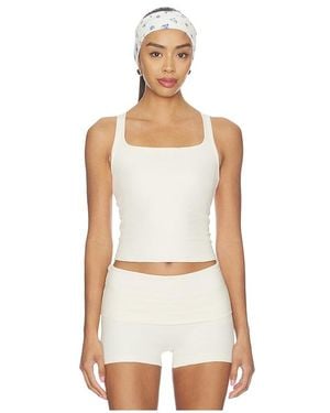 437 The Contour Tank Top - White