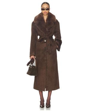 Lamarque X Revolve Tillie Coat - Brown