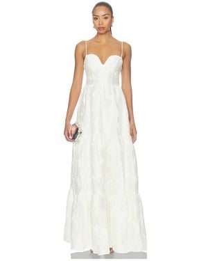 Lovers + Friends Stephany Gown - White