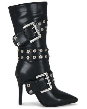 Nii HAI Slouch Buckle Boot - Black