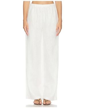 Tularosa Wilma Linen Pant - White