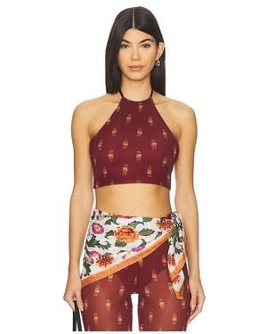 Agua Bendita X Revolve Jam Crop Top - Red
