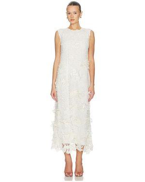 chinese dress ladies Jonathan Simkhai White Lace Turtleneck Long Sleeve Mini Dress  The Hangout
