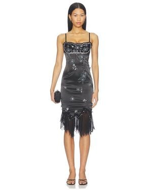 Mandalay Kelsey Midi Dress - Black